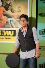 Shahrukh Khan promotes Chennai Express in association with Western Union in Mumbai on 7th Aug 2013 (21).JPG